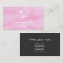 Cartões de visitas da energia solar dos "doces"