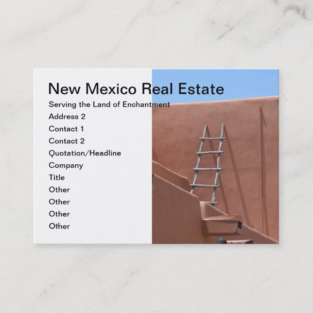 Cartões de visitas da escada de Adobe (Frente)