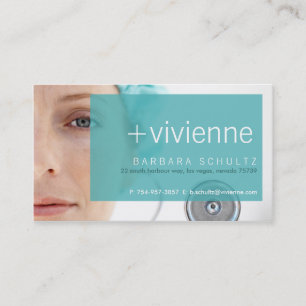 Cartões de visitas da face da Trish