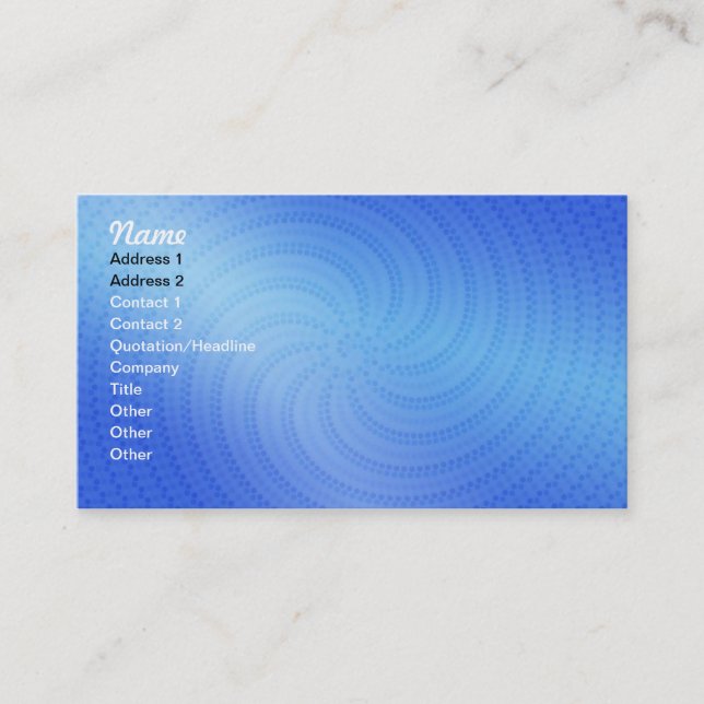 Cartões de visitas da fisioterapia (Frente)