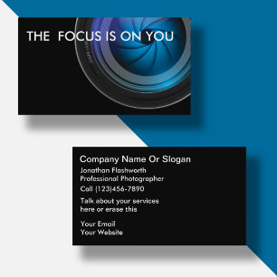 Cartões de visitas da fotografia