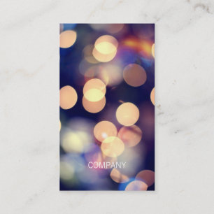 Cartões de visitas da fotografia de Bokeh