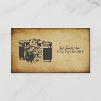 Cartões de visitas da fotografia do Grunge da
