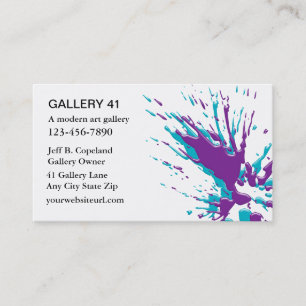 Cartões de visitas da Galeria de Artes