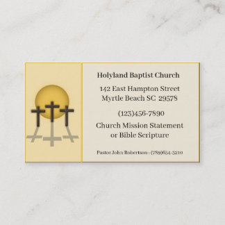 Cartões de visitas da Igreja