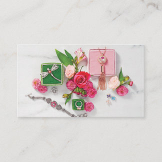 Cartões de visitas da jóia