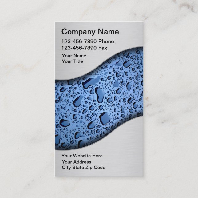 Cartões de visitas da limpeza (Frente)