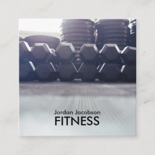 Cartões de visitas da malhação dos Dumbbells