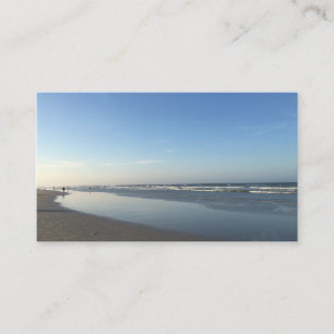 Cartões de visitas da praia