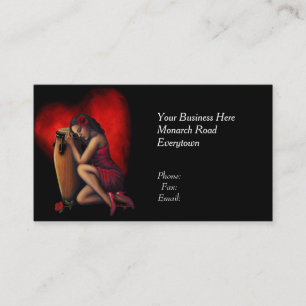 Cartões de visitas da pulsação do coração da 