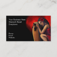 Cartões de visitas da pulsação do coração da salsa