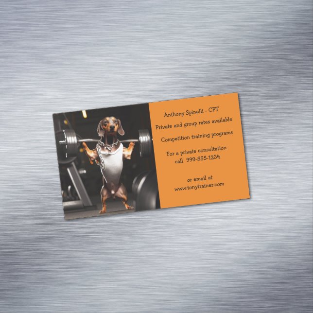 Cartões de visitas Dachshund Lover (Posição Original)