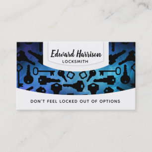 Cartões de visitas das chaves