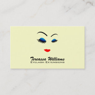 Cartões de visitas das extensões do chicote do