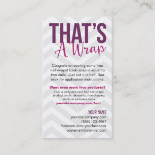 Cartões de visitas das instruções da aplicaçã