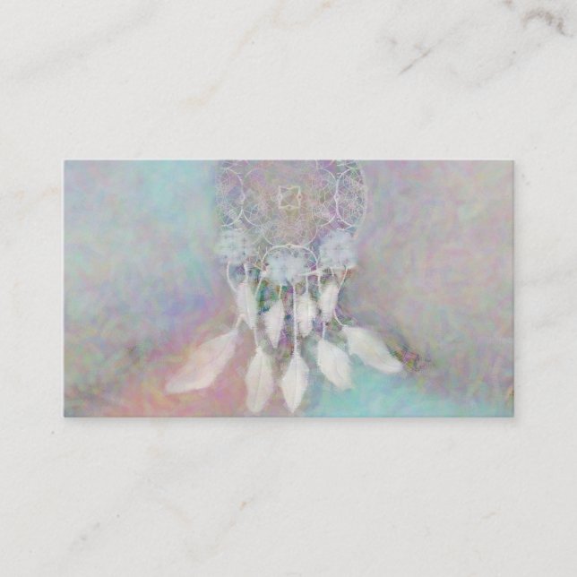 Cartões de visitas de Abstrato do DreamCatcher Dre (Frente)