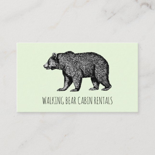 Cartões de visitas de aluguel de cabina (Frente)