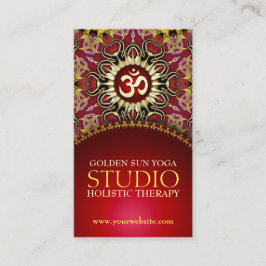 Cartões de visitas de amor com o Dourado vermelho