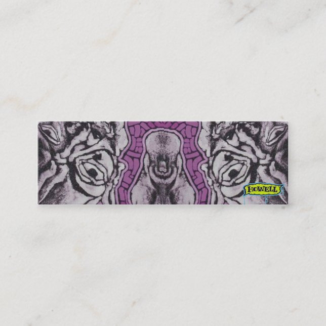 Cartões de visitas de Andy Howell (Frente)