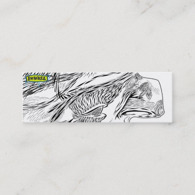 Cartões de visitas de Andy Howell (Frente)