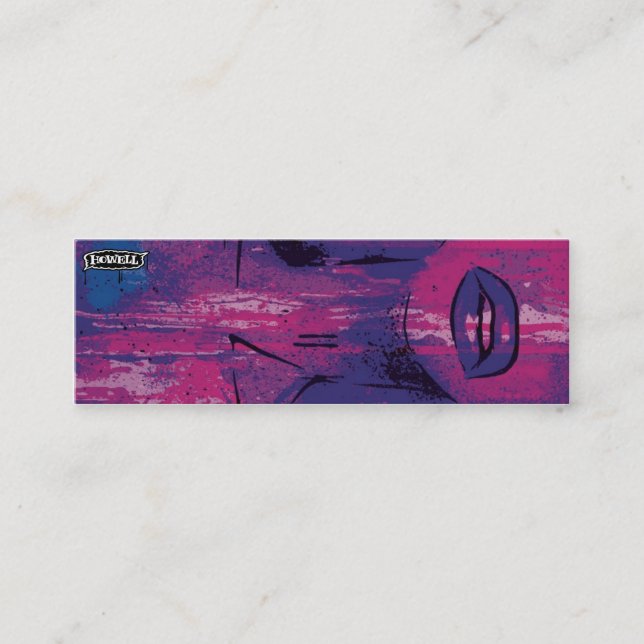 Cartões de visitas de Andy Howell (Frente)