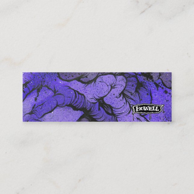 Cartões de visitas de Andy Howell (Frente)