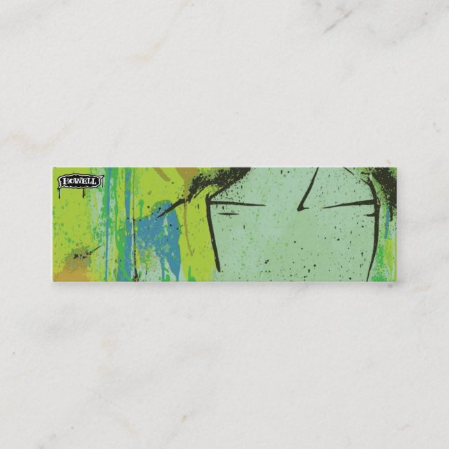 Cartões de visitas de Andy Howell (Frente)