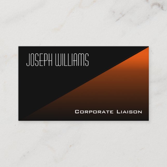 Cartões de visitas de ângulo profissional moderno (Frente)