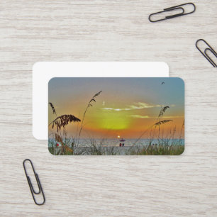 Cartões de visitas de Aposentação Sunset nº 11