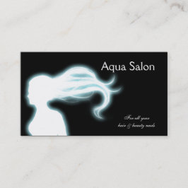 Cartões de visitas de Aqua Hair Salon