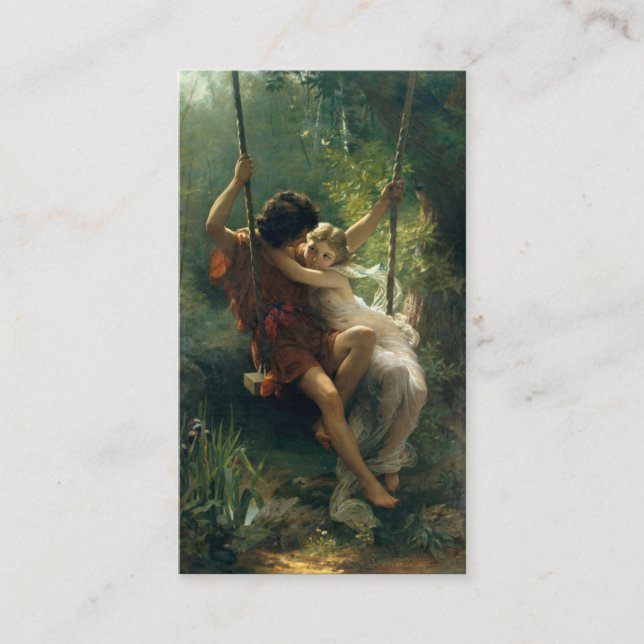 Cartões de visitas de arte "Primavera" de Cot (Frente)