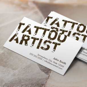 Cartões de visitas de Artista de Maquiagem de Tex