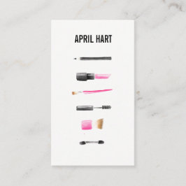 Cartões de visitas de Artistas de Maqueamento de C