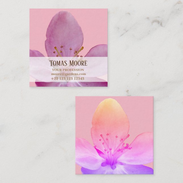 Cartões de visitas de atordoamento elegantes (Frente/Verso)