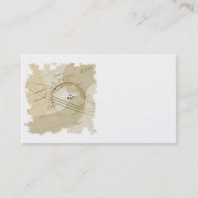 Cartões de visitas de Aventura da Aviação (Frente)