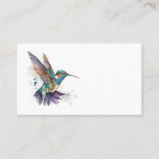 Cartões de visitas de aves aquáticas