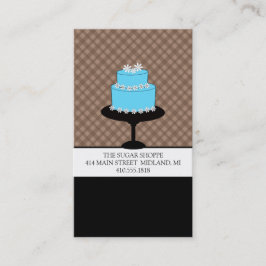 Cartões de visitas de Bakery ou Designer de Bolo
