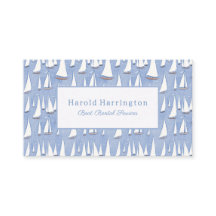 Cartões de visitas De Barcos De Maré Para Personal