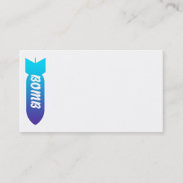 Cartões de visitas de bombas