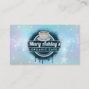 Cartões de visitas de café
