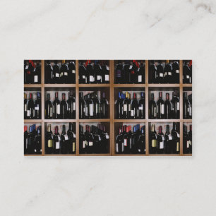 Cartões de visitas de caixas de vinho personalizáv
