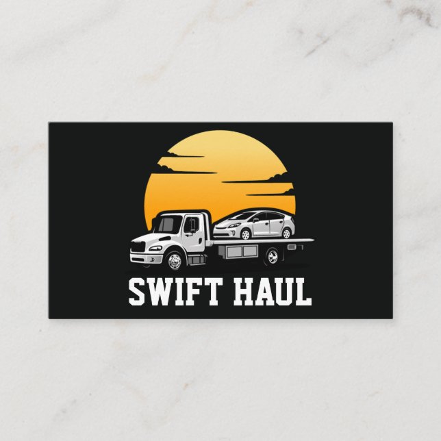 cartões de visitas de caminhonete profissionais (Frente)