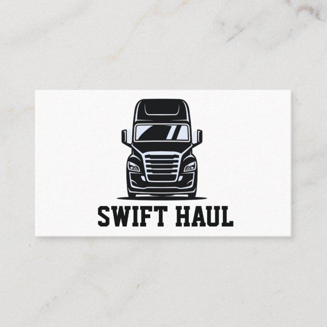 cartões de visitas de caminhonete profissionais (Frente)