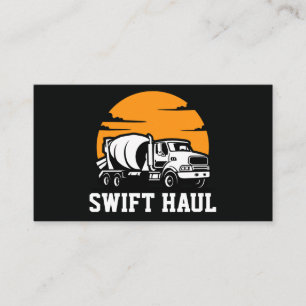 cartões de visitas de caminhonete profissionais