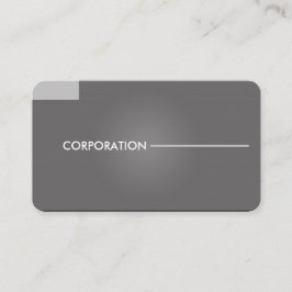 cartões de visitas de cinza modernos e limpos