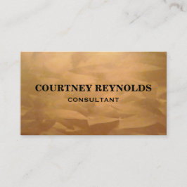 Cartões de visitas de cobre escovados