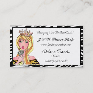 Cartões de visitas de Compro de penhor