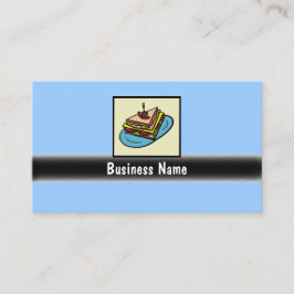 Cartões de visitas de compro de sanduíche personal