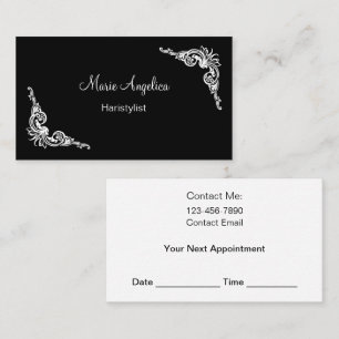 Cartões de visitas de Compromisso do Hairstylist C