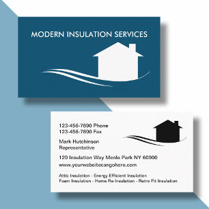 Cartões de visitas de Construção de Isolamento Res